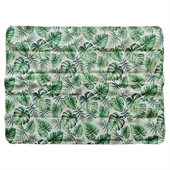 Ozami Cooling Mat Hundens Kølemåtte 60x90 cm GREEN LEAF